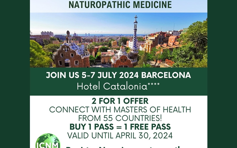8th International Congress on Naturopathic Medicine (ICNM), July 5-7, 2024