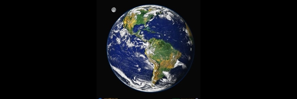 planet earth as viewed from space