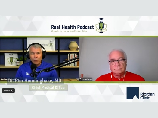 Screenshot of Ron Hunninghake, MD, and Dr. Thomas Levy, MD, JD.