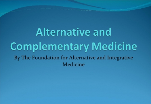 presentation about alternative medicine