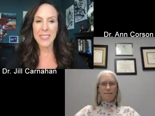 Photos of Dr. Jill Carnahan and Dr. Ann Corson