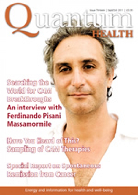 Ferdinando Pisani Massamormile on cover of Quantum Health magazine