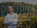 Dr. Mark Hyman standing in a farm field