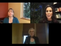 Screenshot of video discussion with Dr.  Jill Carnahan, Dr. Lyn Patrick, and Dr. Louise Tolzmann