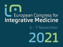 Text says: European Integrative Medicine Congress, Nov. 4-7, 2021