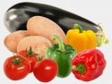 Nightshade vegetables: eggplant, potatoes, tomatoes, peppers