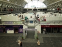 Exhibit booths in a large convention hall at The Get Well Show